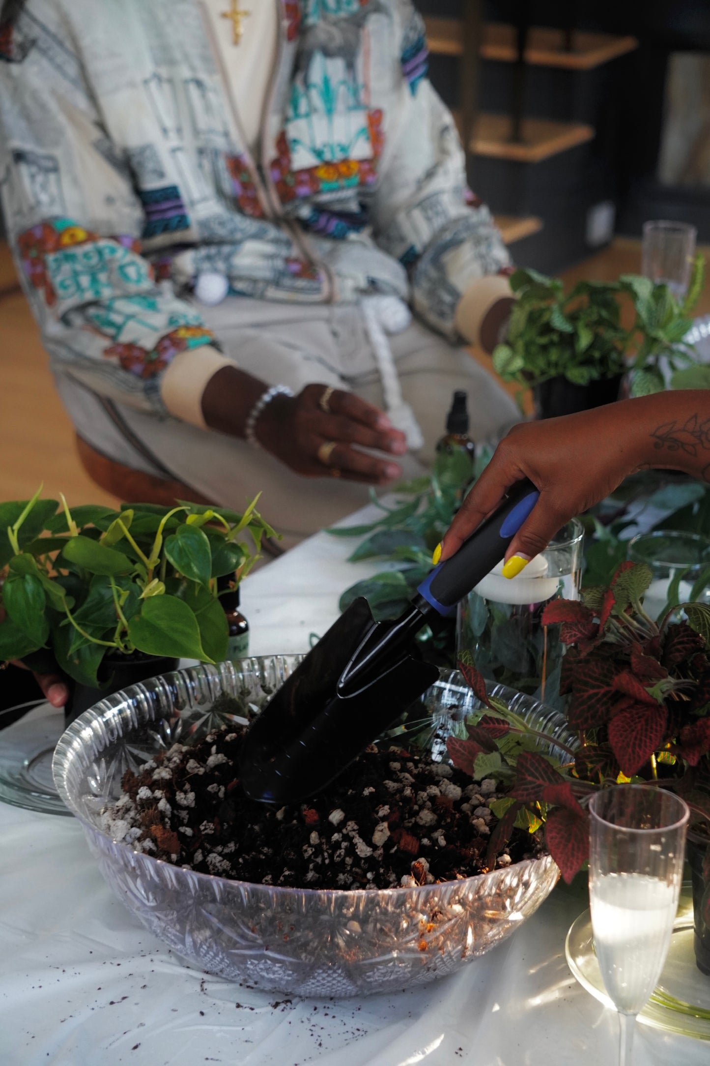 Growin' & Glowin': A Rooftop Repotting Party