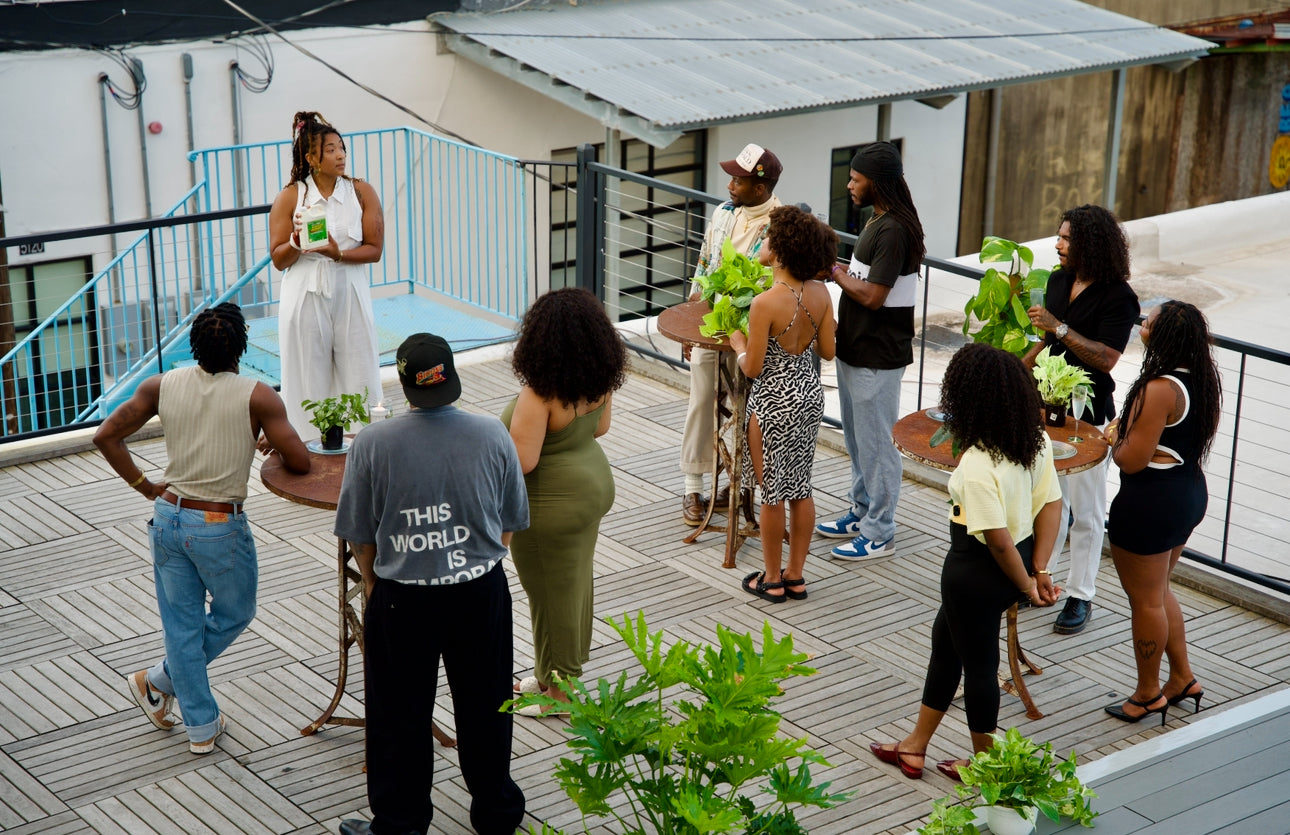 Growin' & Glowin': A Rooftop Repotting Party