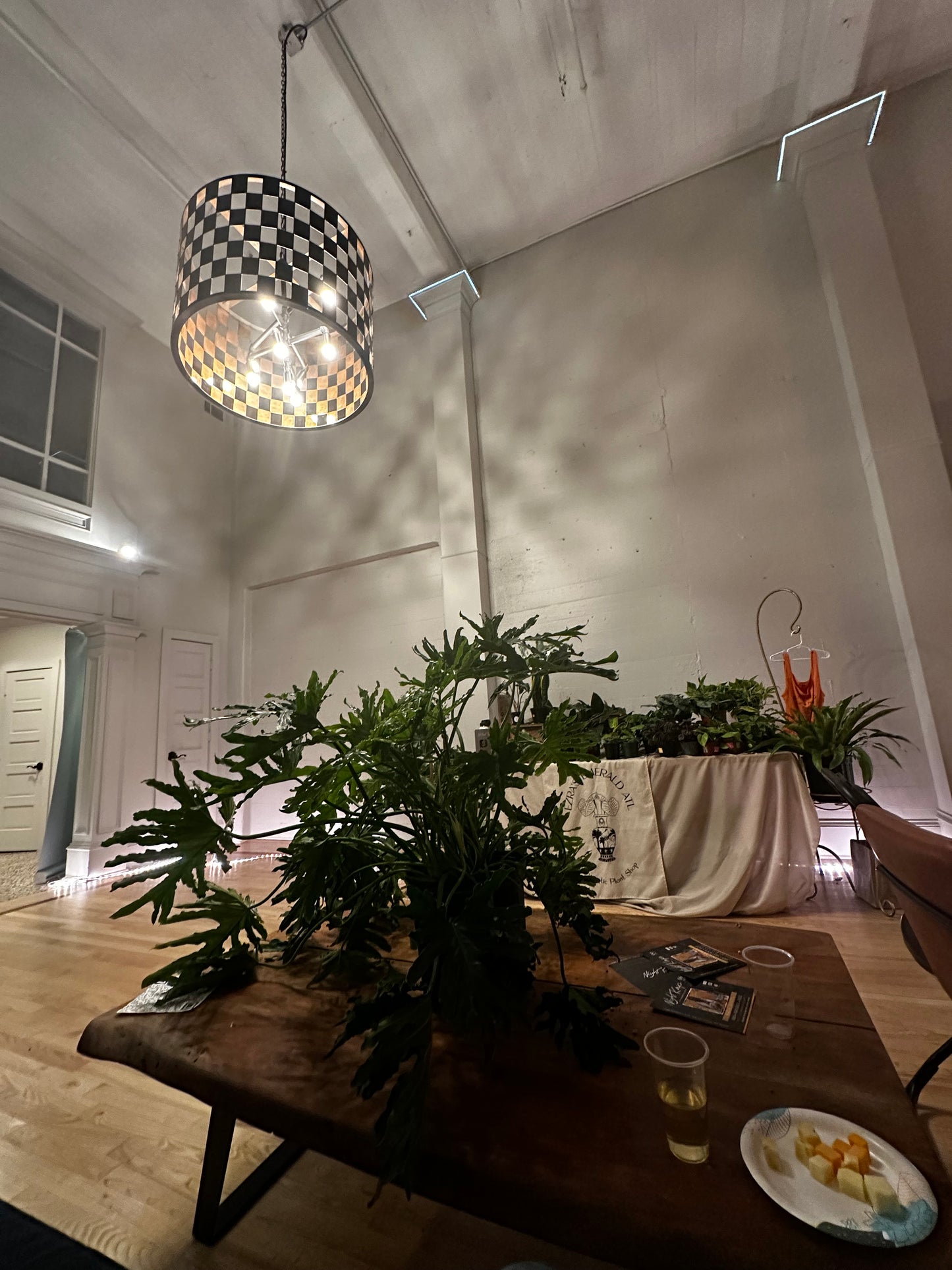 indoor plant event styling